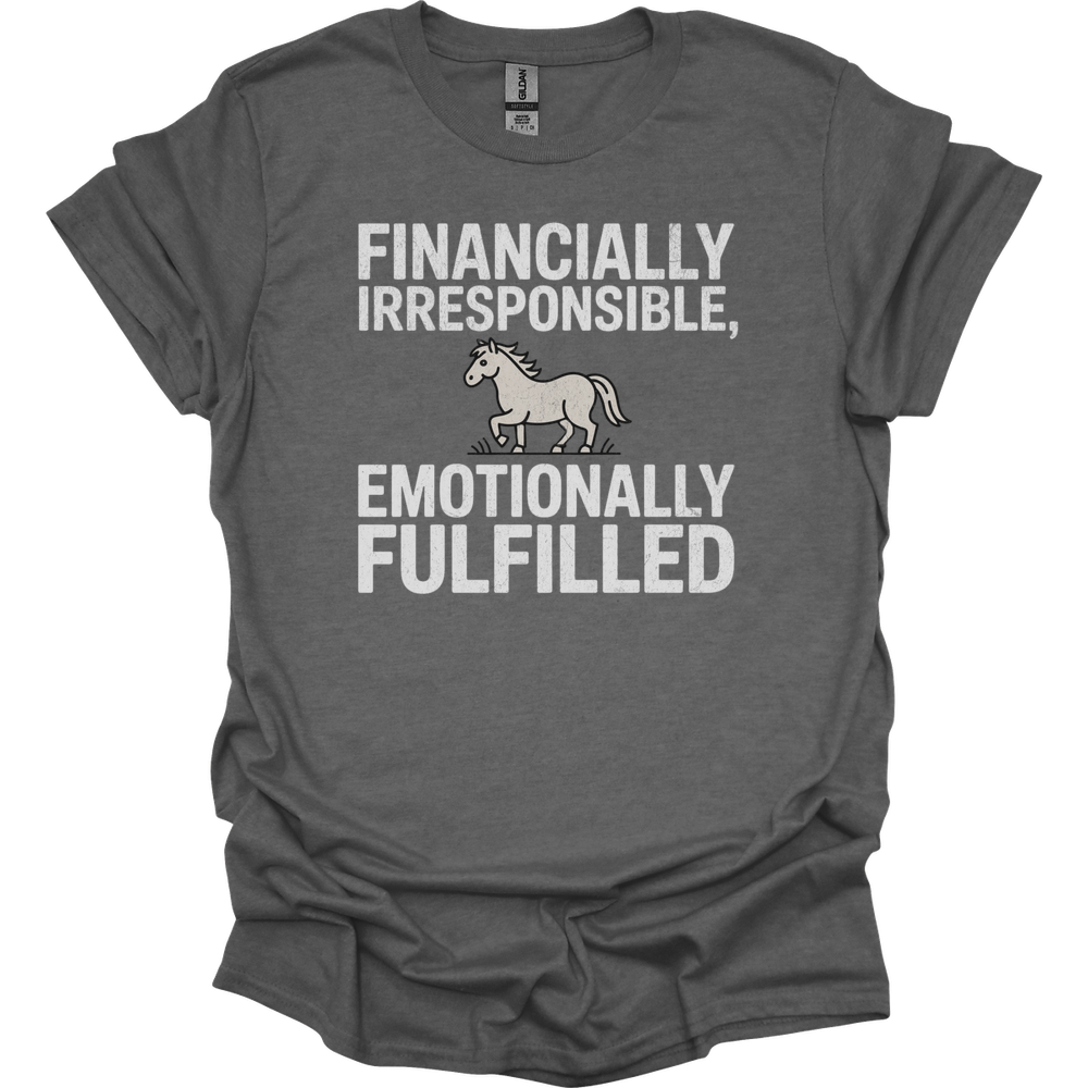 Financially Irresponsible Emotionally Fulfilled - Graphite Heather