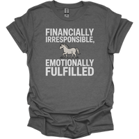 Financially Irresponsible Emotionally Fulfilled - Graphite Heather