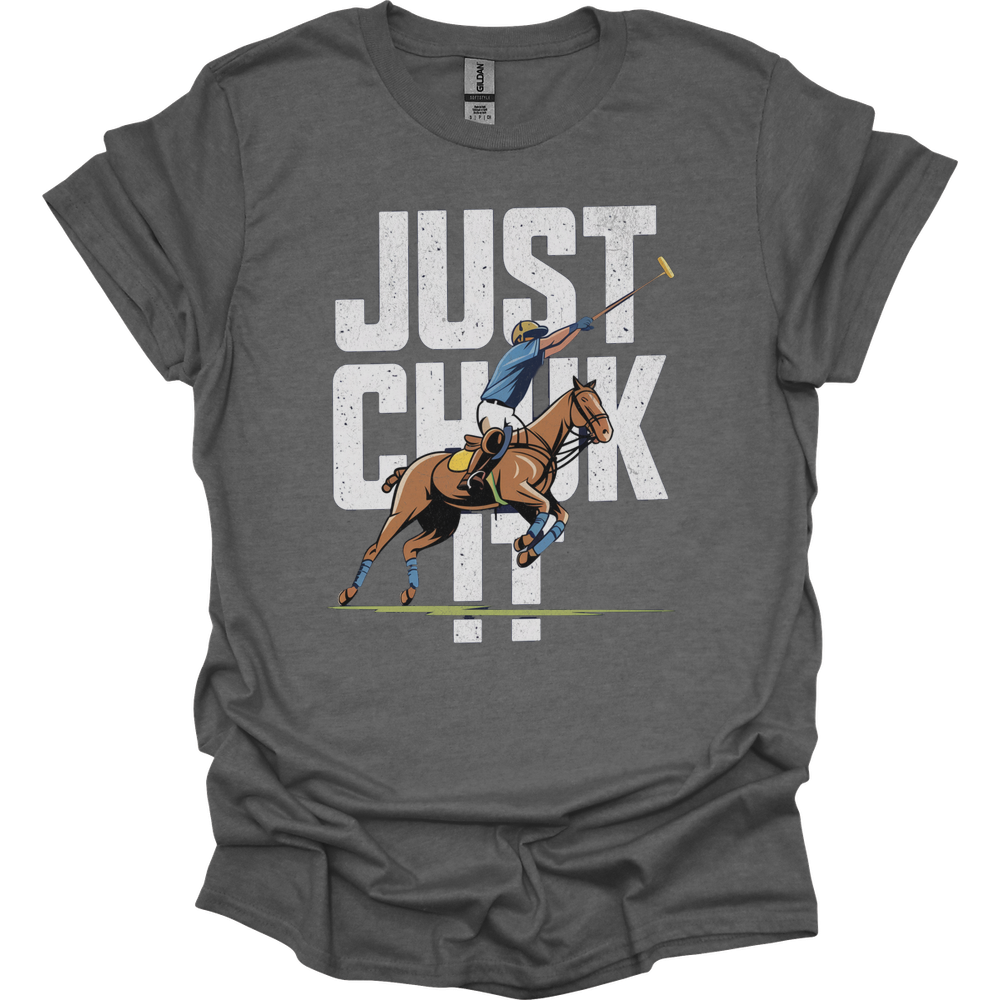 Just Chuk It Polo - Graphite Heather