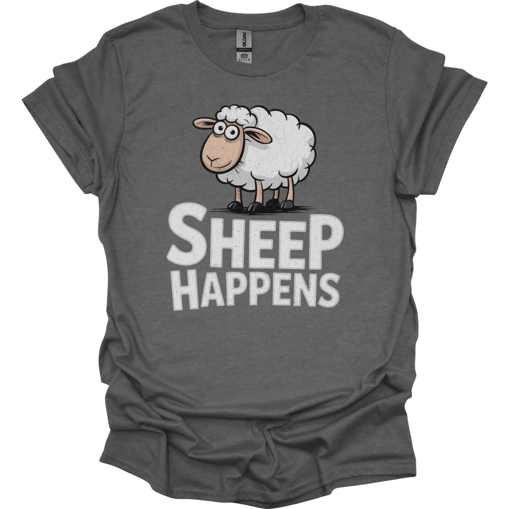 Sheep Happens - Graphite Heather
