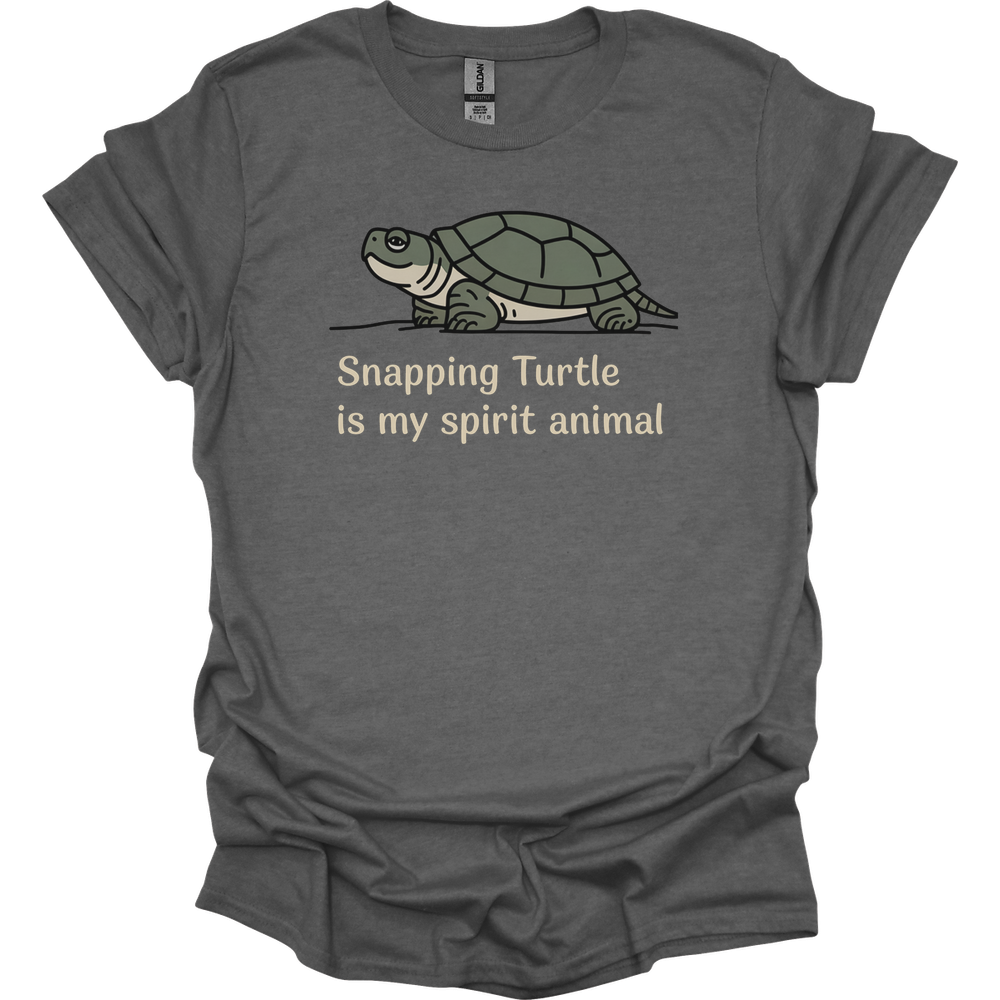 Snapping Turtle Is My Spirit Animal - Graphite Heather