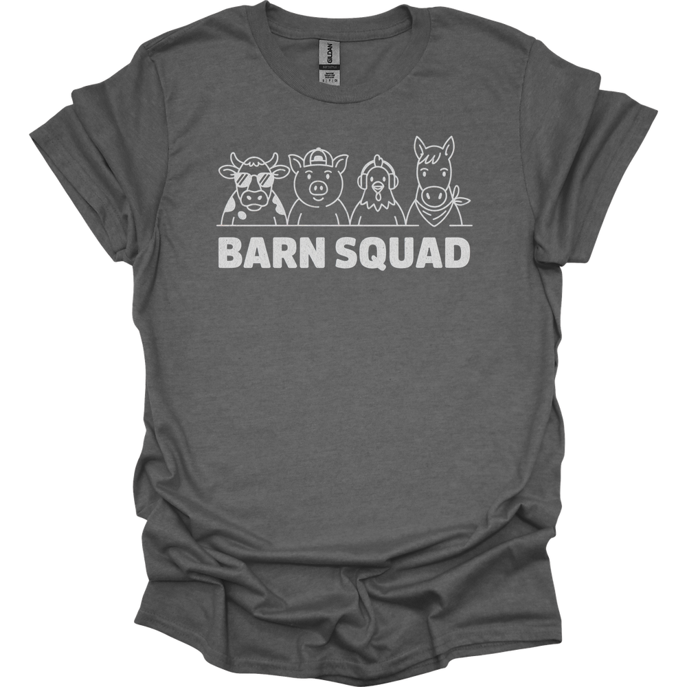 Barn Squad Adult Unisex Tee - Graphite Heather