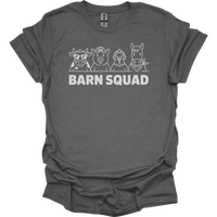 Barn Squad Adult Unisex Tee - Graphite Heather