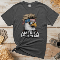 American Patirot Eagle (Adult Unisex T-Shirt) - Graphite Heather