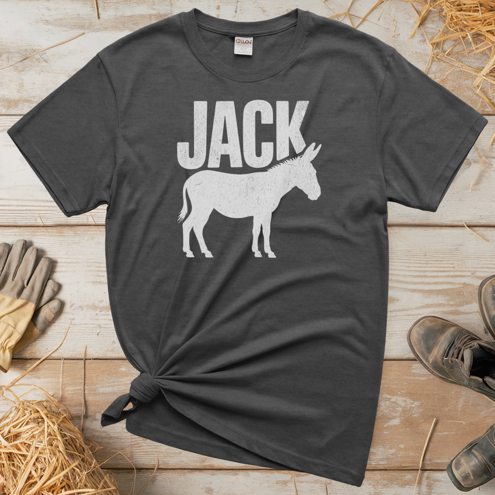 Jack Ass (Adult Unisex Tee) - Graphite Heather