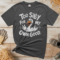 Silly Goose (Adult Unisex Tee) - Graphite Heather