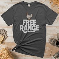 Free Range (Adult Unisex Tee) - Graphite Heather