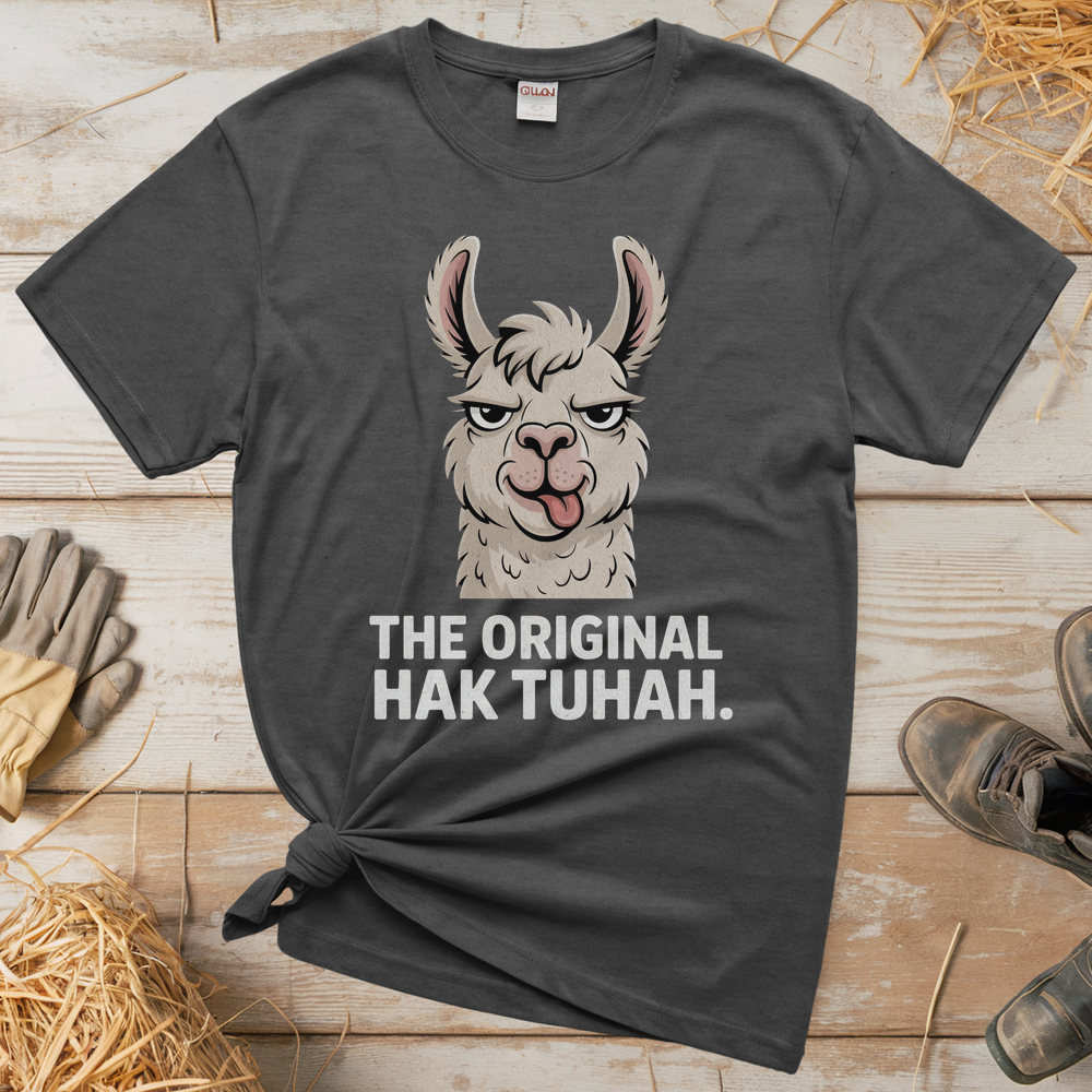 The Original Hawk Tuhah (Adult Unisex Tee) - Graphite Heather