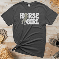 Horse Girl Tee - Graphite Heather
