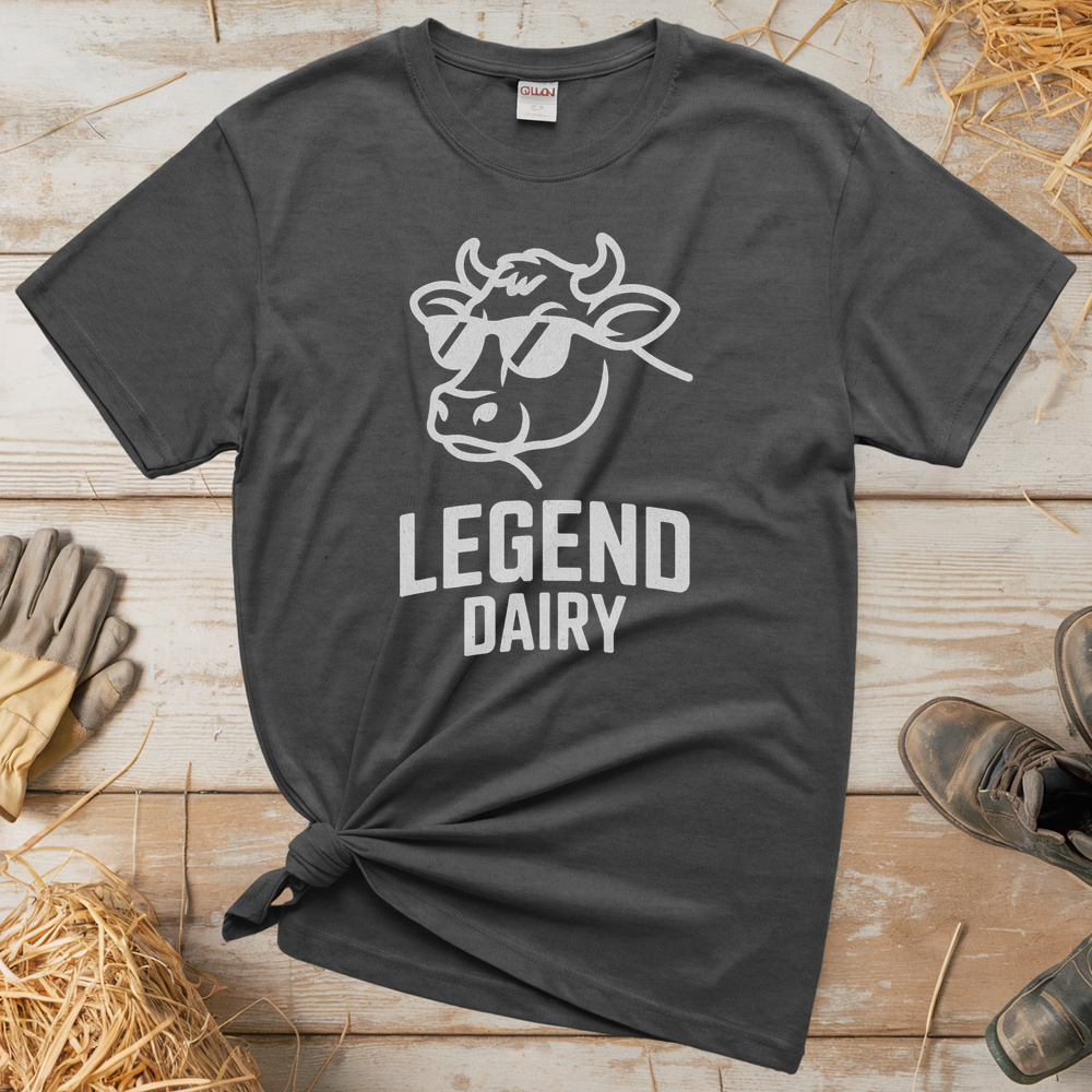Legend Dairy Adult Tee - Graphite Heather