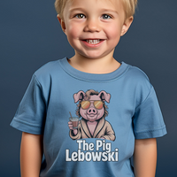 The Pig Lebowski Toddler - Heather Columbia Blue