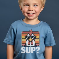 Sup Toddler Tee - Heather Columbia Blue