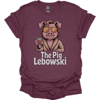 The Pig Lebowski - Heather Maroon