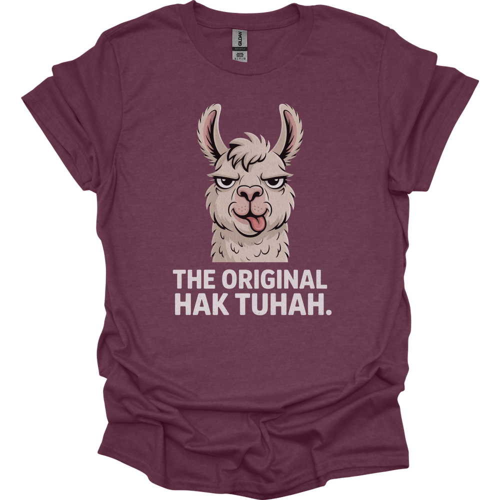 The Original Hawk Tuhah (Adult Unisex Tee) - Heather Maroon