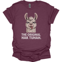 The Original Hawk Tuhah (Adult Unisex Tee) - Heather Maroon