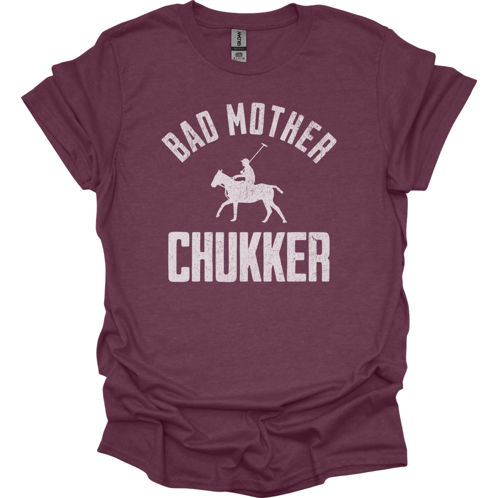Bad Mother Chukker Horse Polo - Heather Maroon