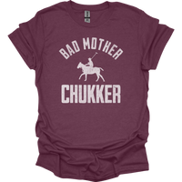 Bad Mother Chukker Horse Polo - Heather Maroon