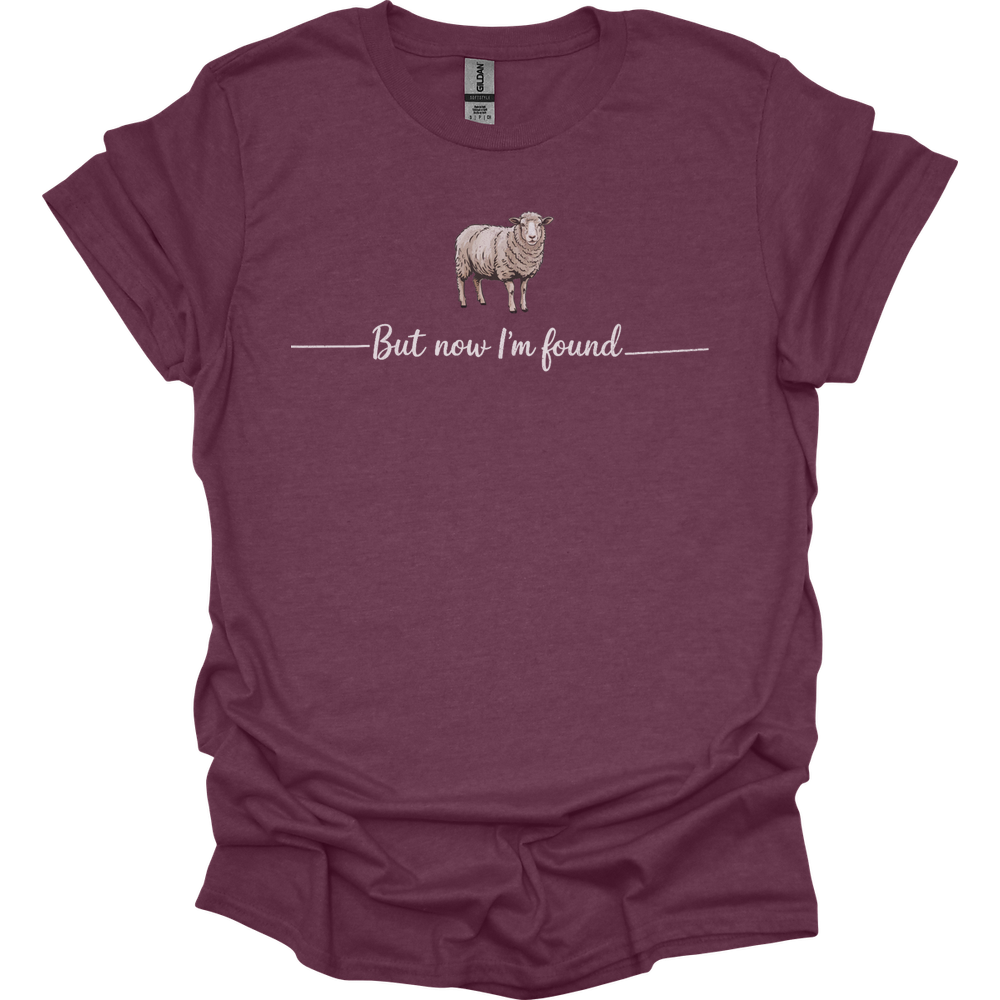 But Now Im Found Spiritual Sheep - Heather Maroon