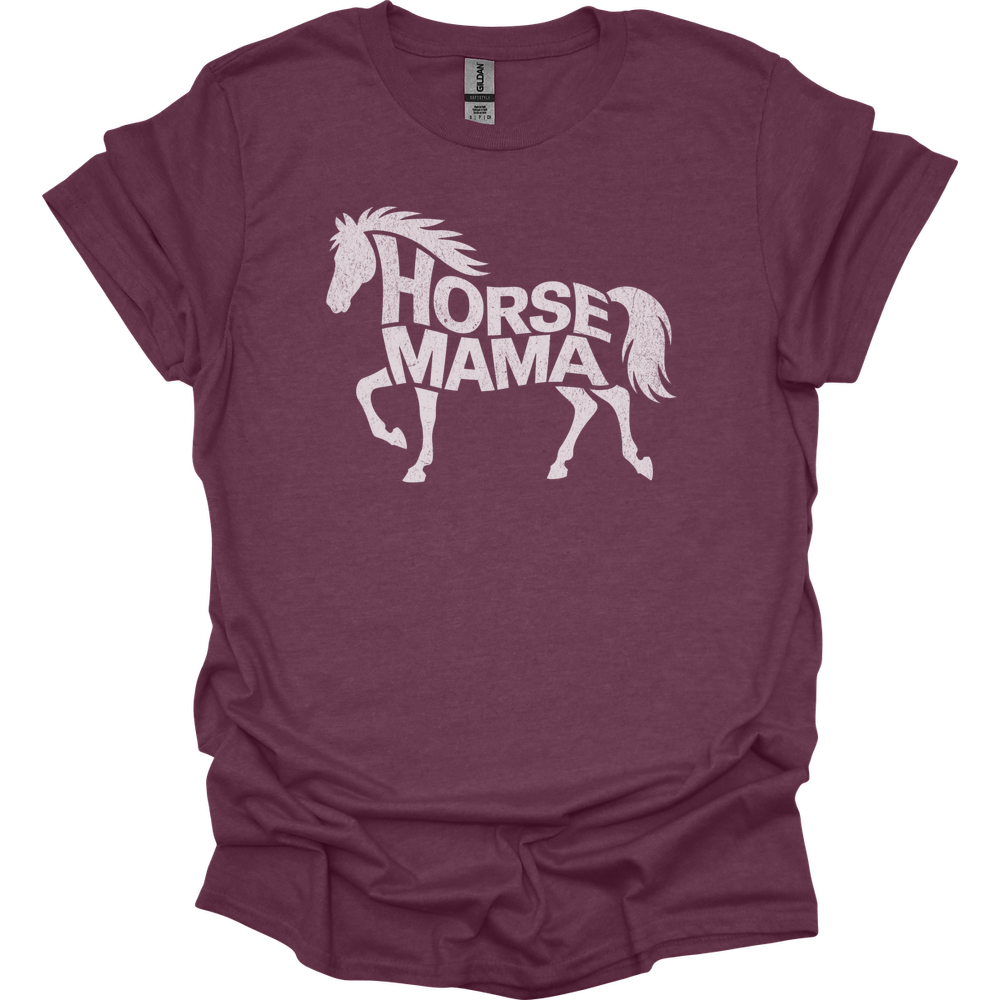 Horse Mama - Heather Maroon