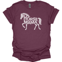 Horse Mama - Heather Maroon