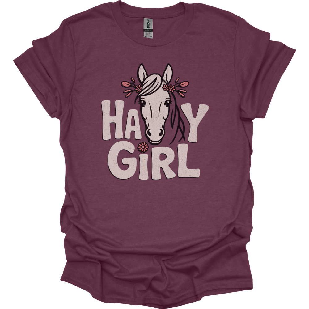 Hay Girl - Heather Maroon