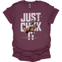 Just Chuk It Polo - Heather Maroon