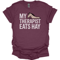 My Therapist Eats Hay - Heather Maroon