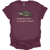 Snapping Turtle Is My Spirit Animal - Heather Maroon