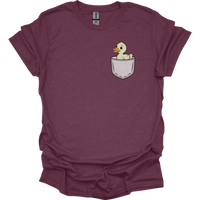 Duck In Pocket - Heather Maroon