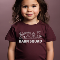 Barn Squad Toddler - Heather Maroon