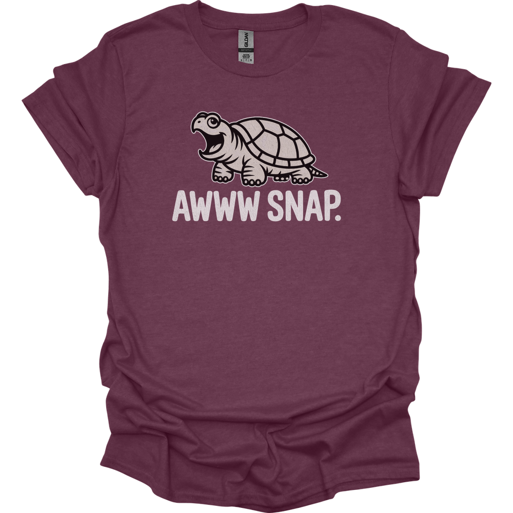 Awww Snap Adult Dark - Heather Maroon
