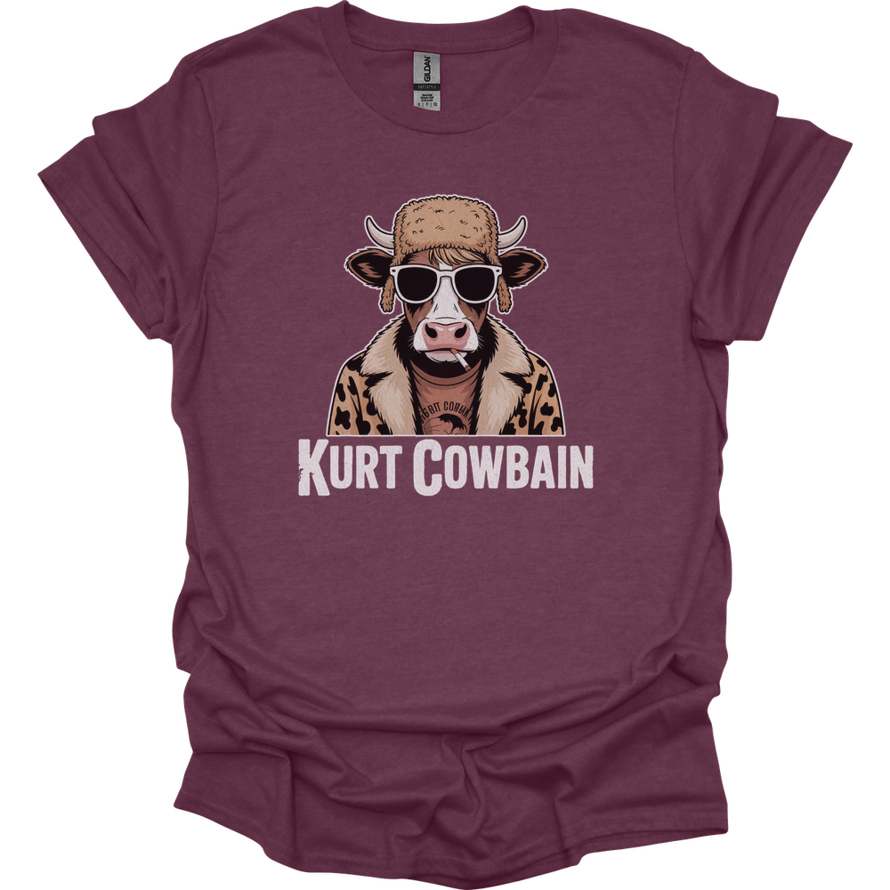 Kurt Cowbain Adult Dark - Heather Maroon