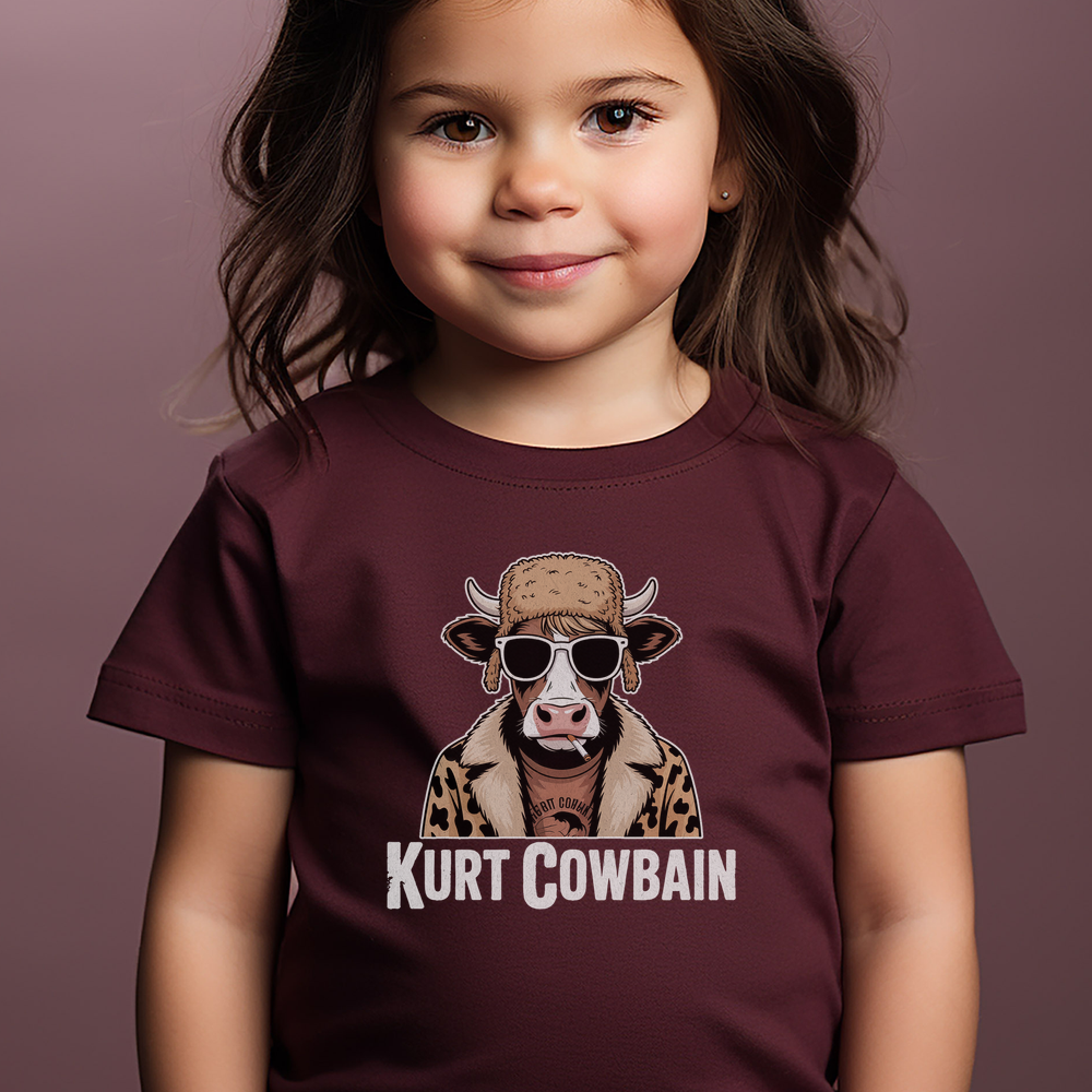 Kurt Cowbain Toddler Dark - Heather Maroon