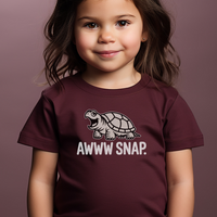 Awww Snap Toddler Dark - Heather Maroon