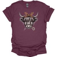 Cow Flower - Heather Maroon
