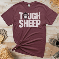 Tough Sheep (Adult Unisex Tee) - Heather Maroon