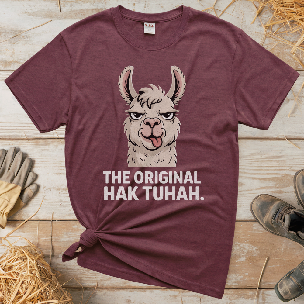 The Original Hawk Tuhah (Adult Unisex Tee) - Heather Maroon