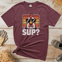 Sup Adult Tee - Heather Maroon