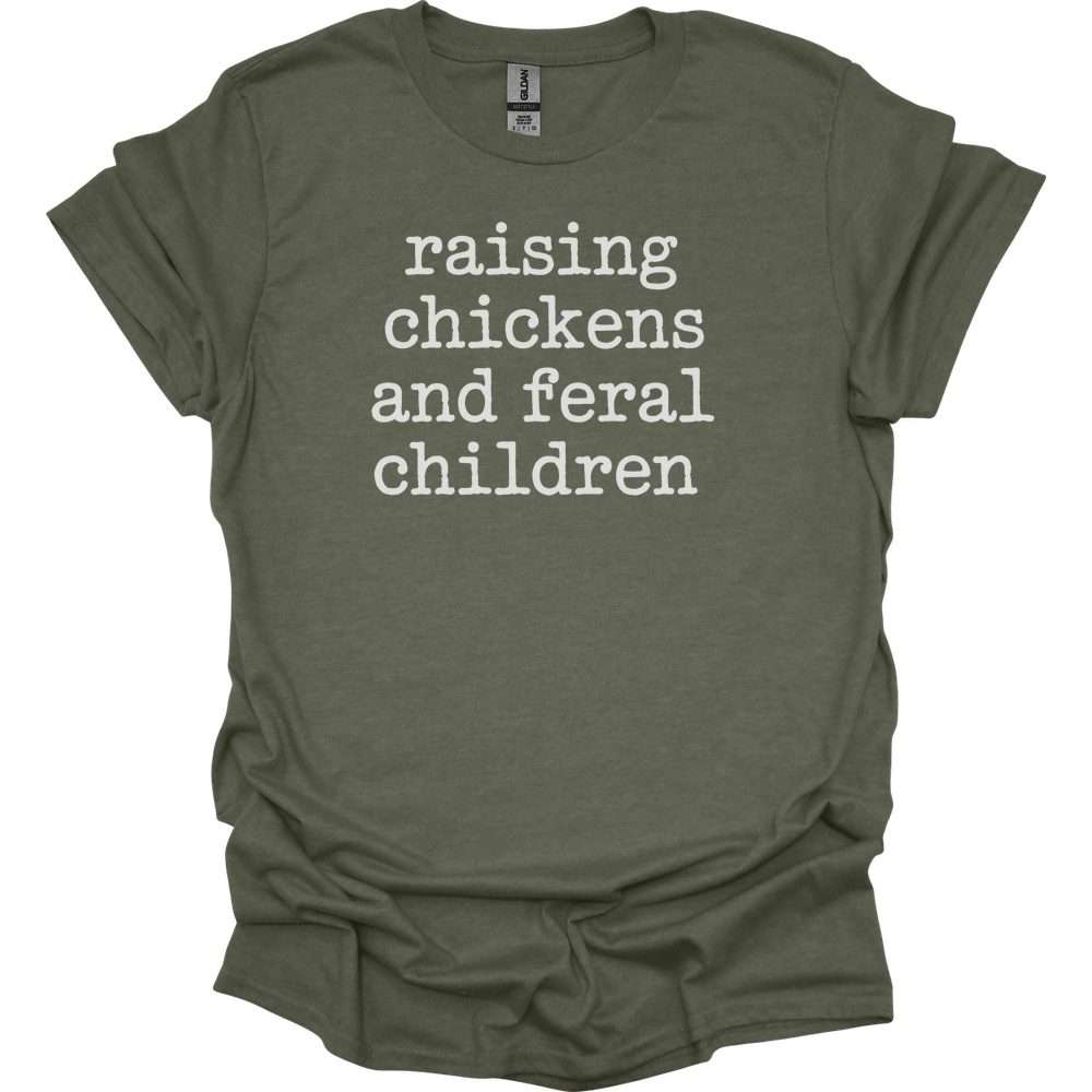 Raising Chickens And Feral Children - Heather Military Green