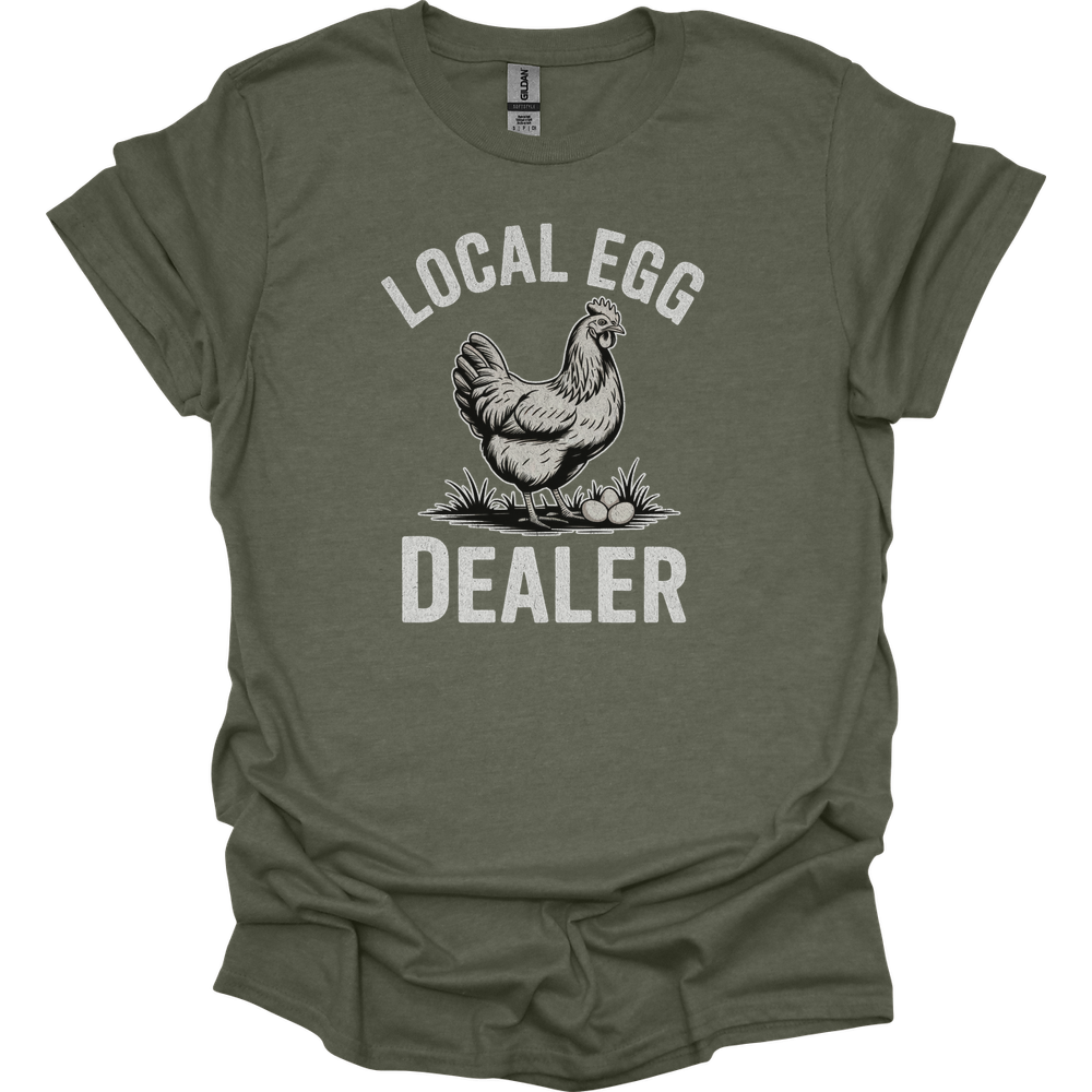 Local Egg Dealer - Heather Military Green