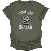Local Egg Dealer - Heather Military Green