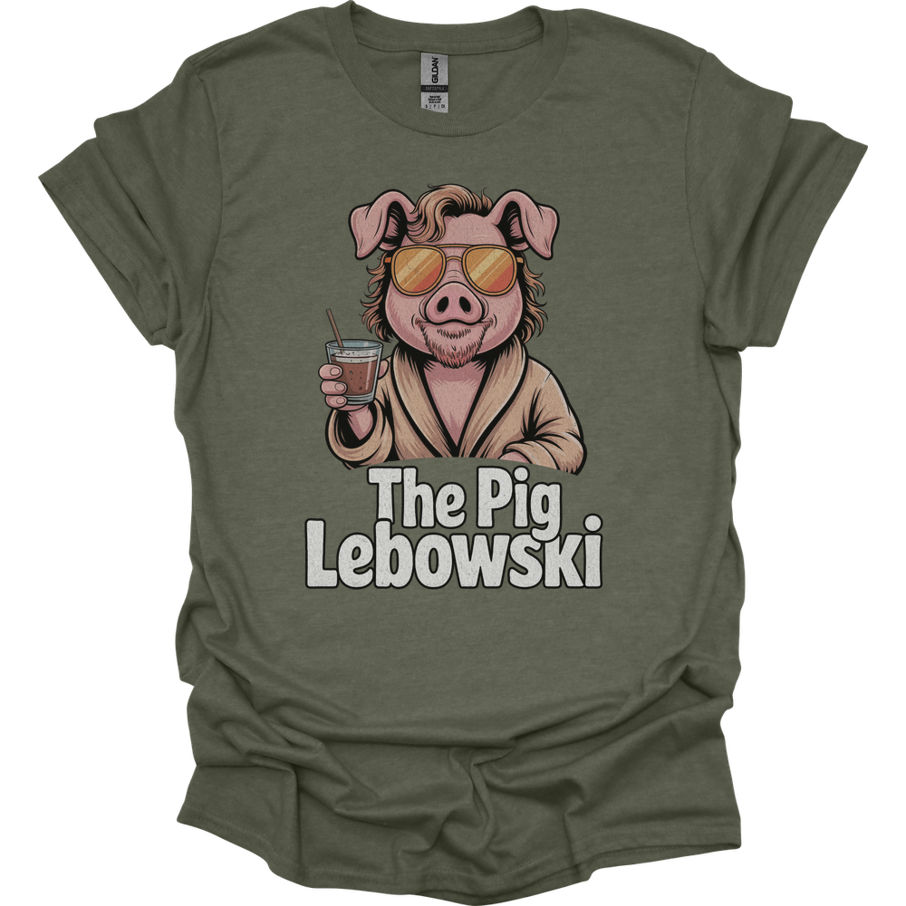 The Pig Lebowski - Heather Military Green
