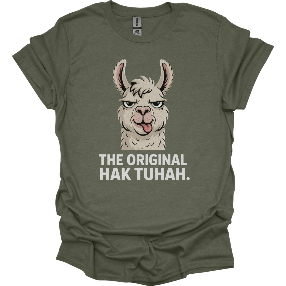 The Original Hawk Tuhah (Adult Unisex Tee) - Heather Military Green