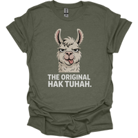 The Original Hawk Tuhah (Adult Unisex Tee) - Heather Military Green