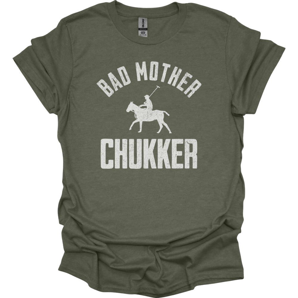 Bad Mother Chukker Horse Polo - Heather Military Green
