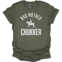Bad Mother Chukker Horse Polo - Heather Military Green