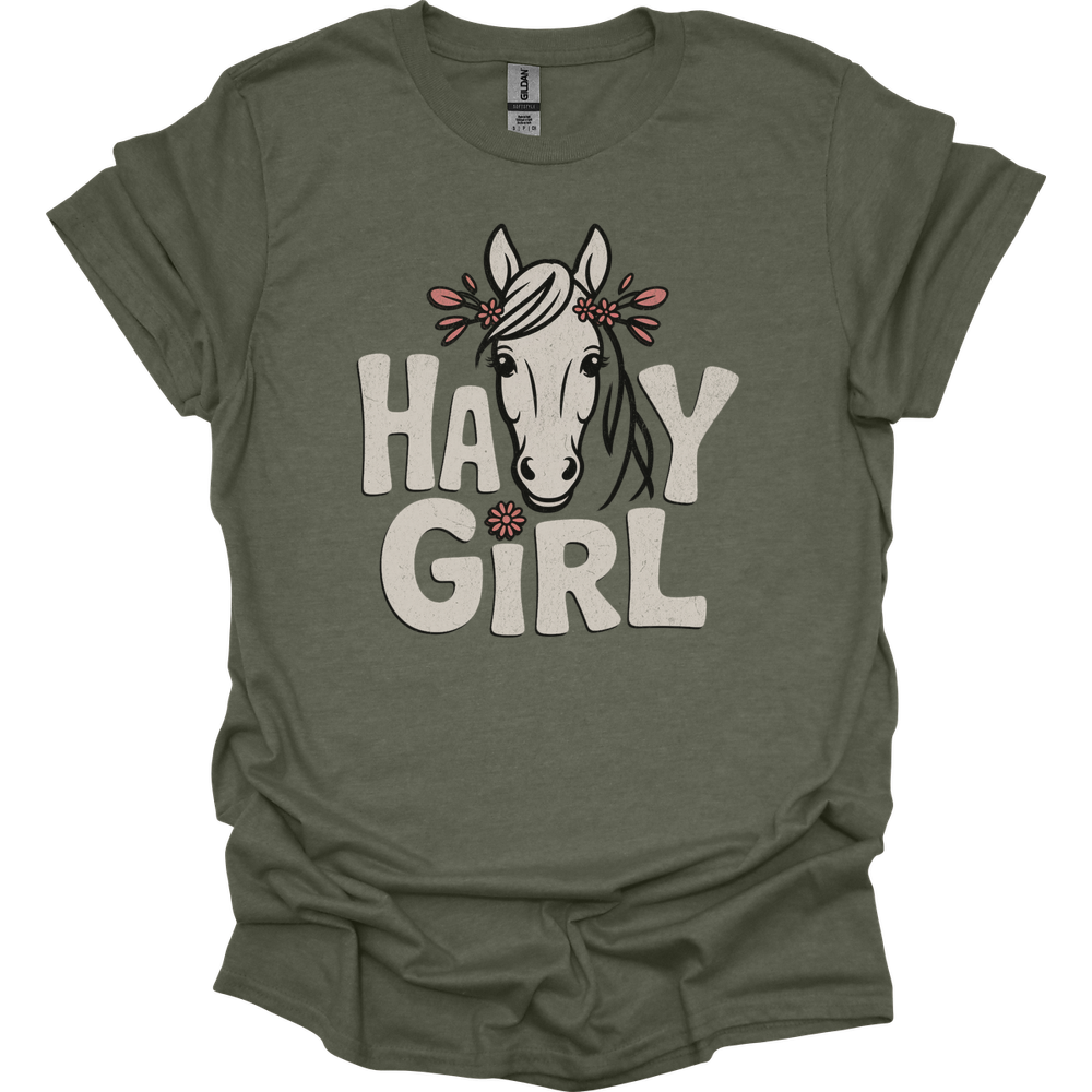 Hay Girl - Heather Military Green