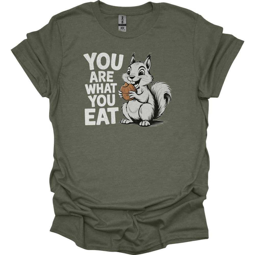 You Are What You Eat Nuts - Heather Military Green