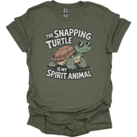 The Snapping Turtle Is My Spirit Animal - Heather Military Green