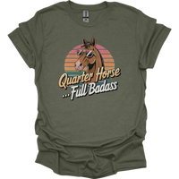 Quarter Horse Full Badass - Heather Military Green